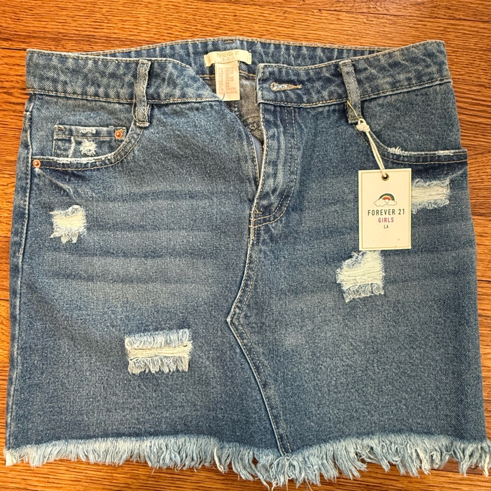 Forever 21 Blue Denim Skirt
